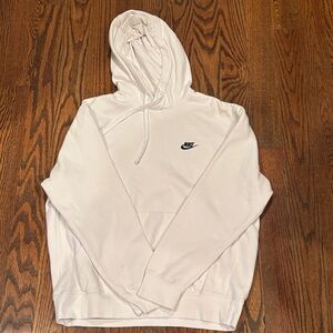 Nike men’s hoodie sweatshirt. White size large.